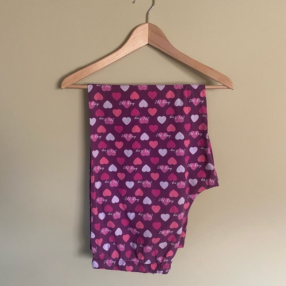 OLD NAVY Heart PJ/Lounge Pants💗 - Picture 1 of 8